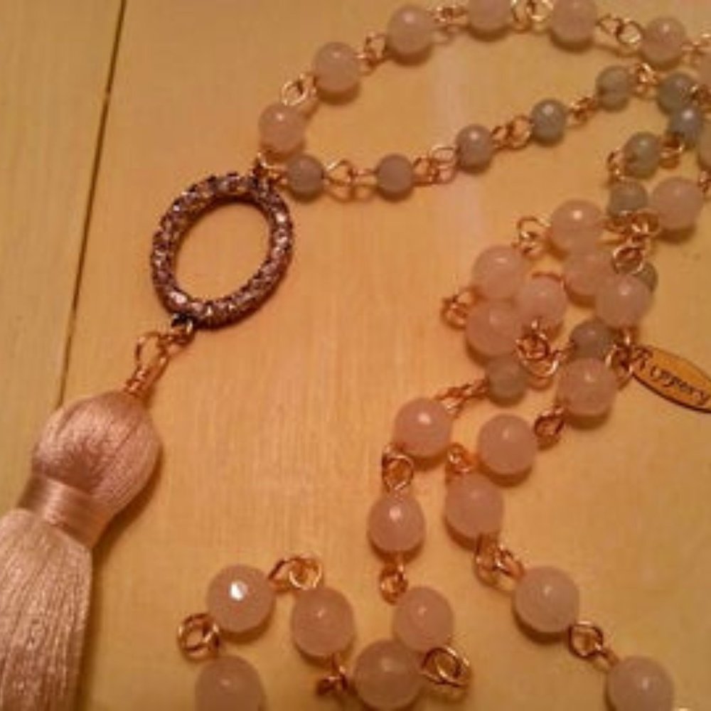 Boho Tassel Necklace Handmade by Village Frippery